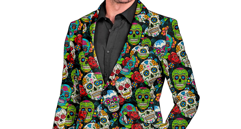 e-carnavalskleding-SYK Colbert day of the dead Skully