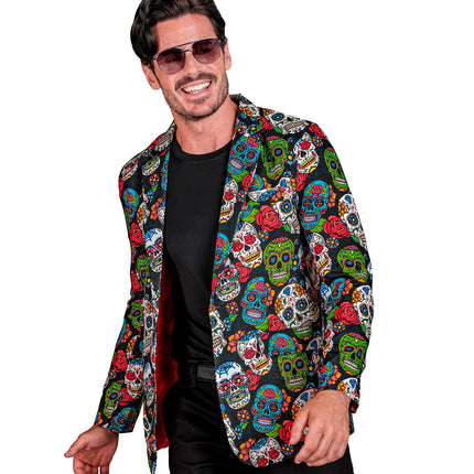 e-carnavalskleding-SYK Colbert day of the dead Skully