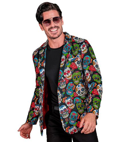 e-carnavalskleding-SYK Colbert day of the dead Skully