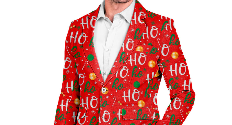 e-carnavalskleding-SYK Colbert kerst ho ho ho