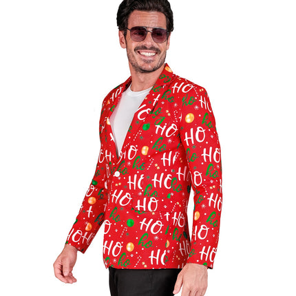 e-carnavalskleding-SYK Colbert kerst ho ho ho