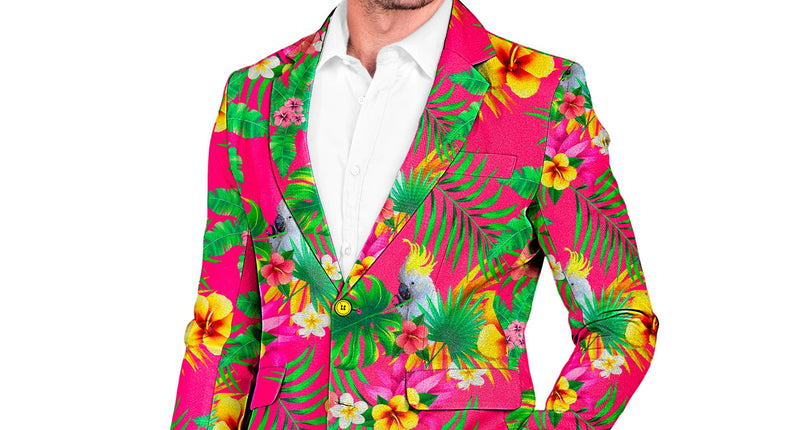 e-carnavalskleding-SYK Colbert neon copacabana Jan