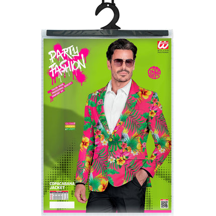e-carnavalskleding-SYK Colbert neon copacabana Jan