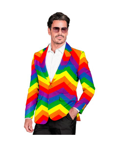 e-carnavalskleding-SYK Colbert regenboog unixex Ella