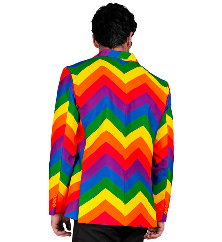 e-carnavalskleding-SYK Colbert regenboog unixex Ella