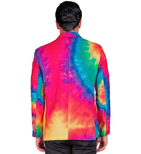 e-carnavalskleding-SYK Colbert tie dye neon