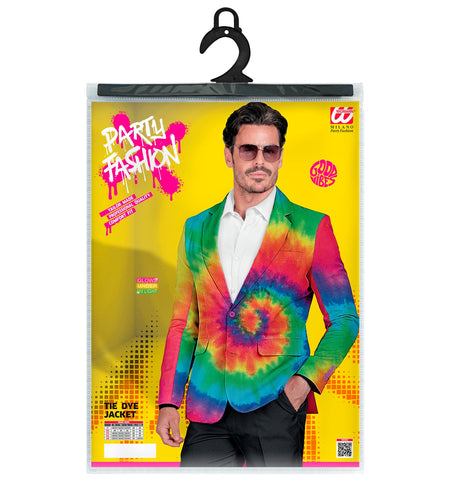 e-carnavalskleding-SYK Colbert tie dye neon