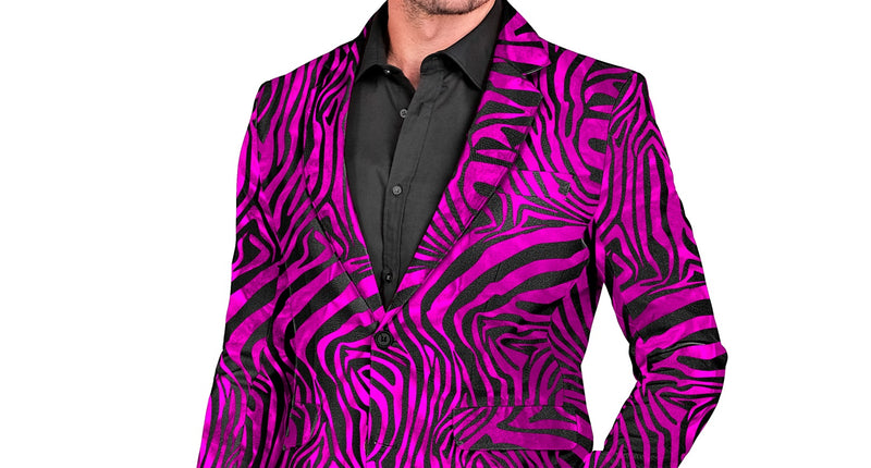 e-carnavalskleding-SYK Colbert zebra pink
