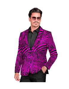 e-carnavalskleding-SYK Colbert zebra pink