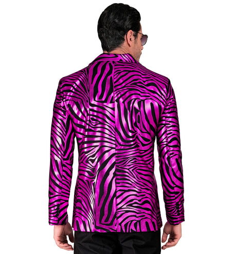 e-carnavalskleding-SYK Colbert zebra pink