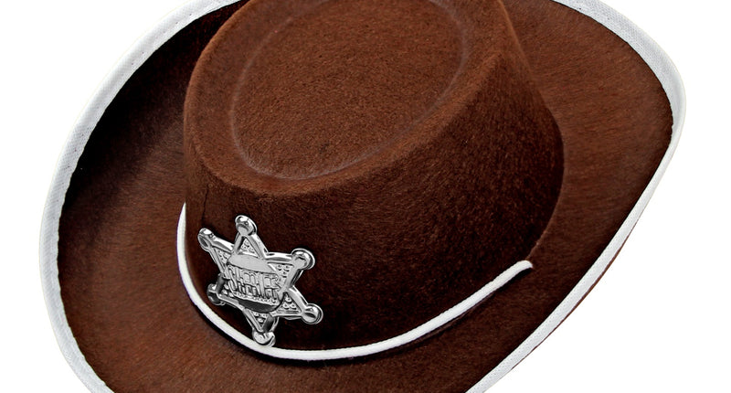 e-carnavalskleding-SYK Cowboy hoed kinderen bruin