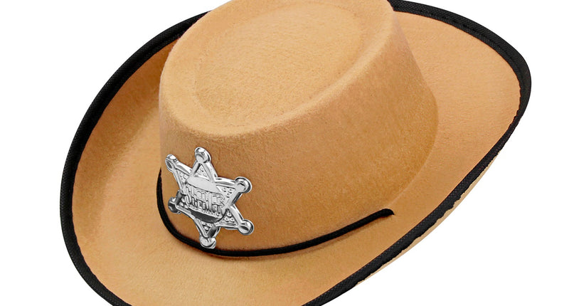 e-carnavalskleding-SYK Cowboy hoed kinderen lichtbruin