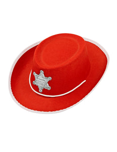 e-carnavalskleding-SYK Cowboy hoed kinderen rood