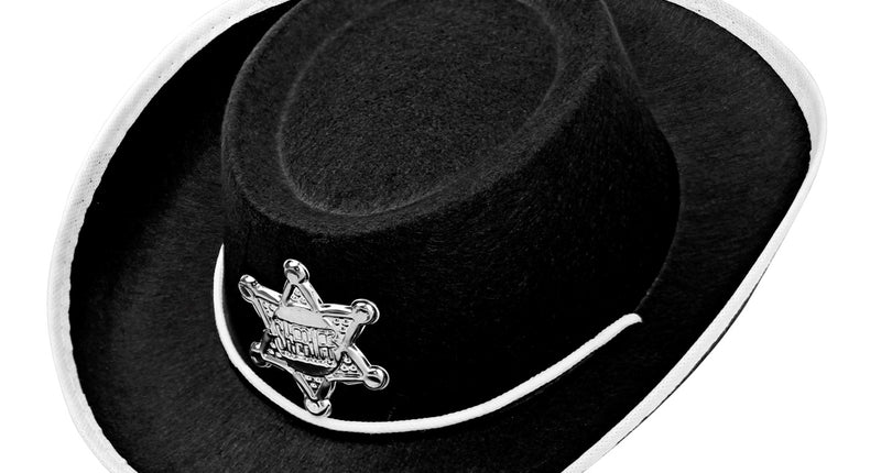 e-carnavalskleding-SYK Cowboy hoed kinderen zwart