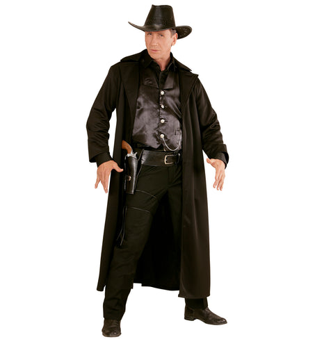 e-carnavalskleding-SYK Cowboy holster zwart met riem
