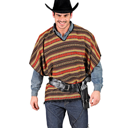 e-carnavalskleding-SYK Cowboy holster zwart met riem