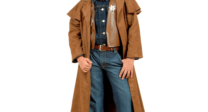 e-carnavalskleding-SYK Cowboy jas kind Sherriff Shawn