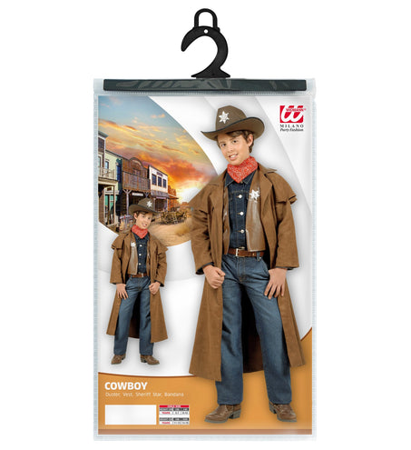 e-carnavalskleding-SYK Cowboy jas kind Sherriff Shawn