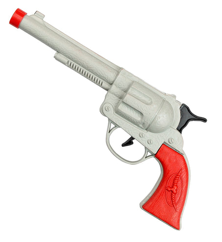 e-carnavalskleding-SYK Cowboy pistool zilver plastic