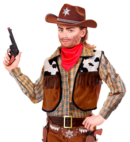 e-carnavalskleding-SYK Cowboy pistool zwart plastic