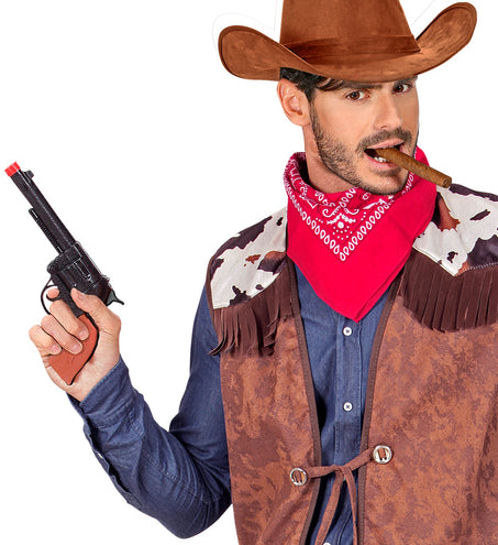 e-carnavalskleding-SYK Cowboy pistool zwart plastic