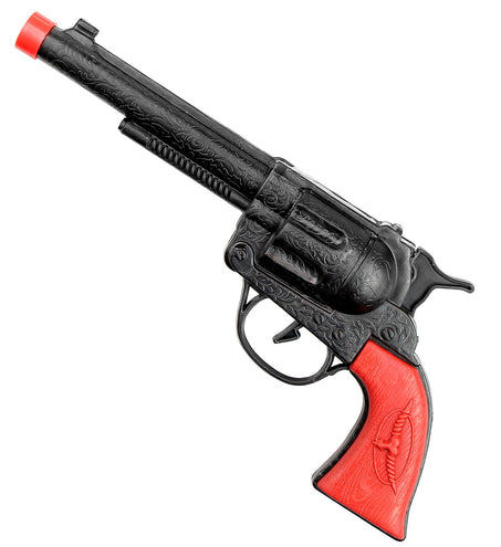 e-carnavalskleding-SYK Cowboy pistool zwart plastic