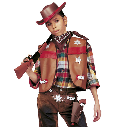 e-carnavalskleding-SYK Cowboy verkleedset kind bruin
