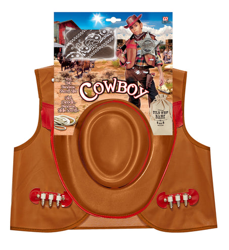 e-carnavalskleding-SYK Cowboy verkleedset kind bruin