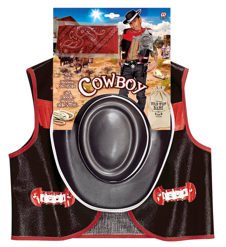 e-carnavalskleding-SYK Cowboy verkleedset kind zwart