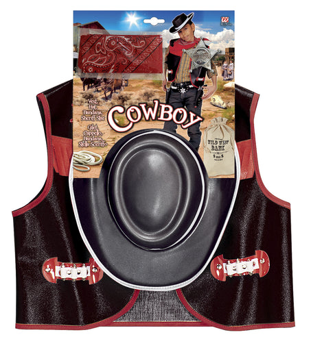 e-carnavalskleding-SYK Cowboy verkleedset kind zwart