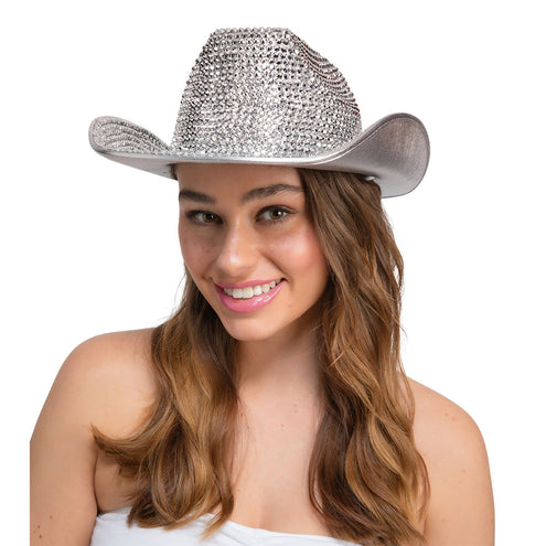 e-carnavalskleding-SYK Cowboyhoed met bergkristal