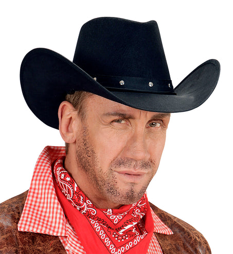 e-carnavalskleding-SYK Cowboyhoed met studs