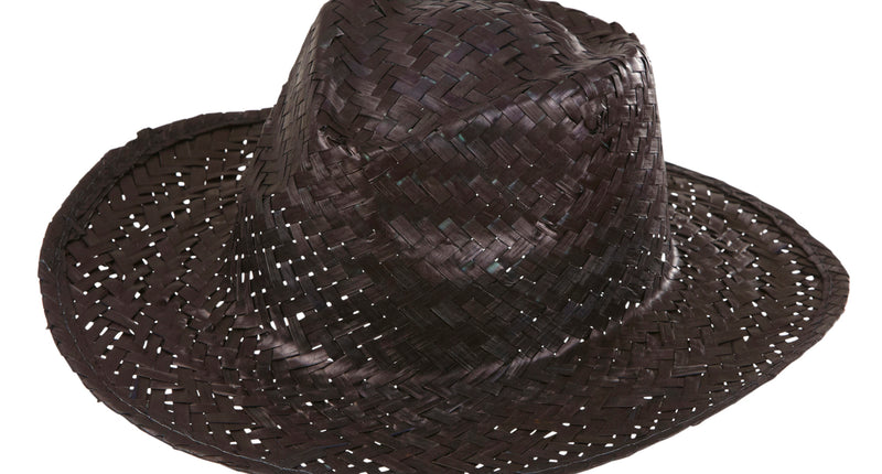 e-carnavalskleding-SYK Cowboyhoed stro zwart