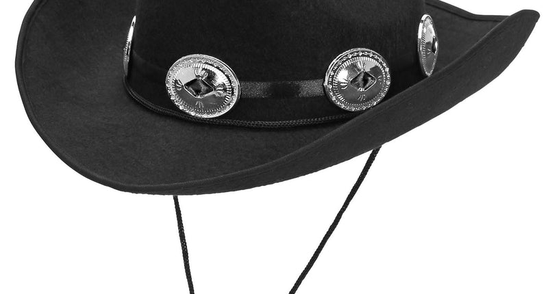 e-carnavalskleding-SYK Cowboyhoed zwart Dallas