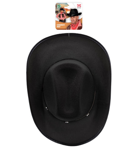 e-carnavalskleding-SYK Cowboyhoed zwart met studs