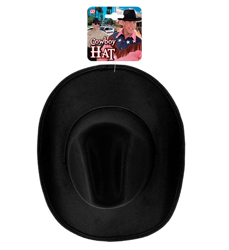 e-carnavalskleding-SYK cowboyhoed zwart wol