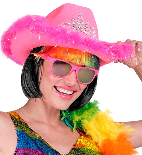 e-carnavalskleding-SYK Cowboyhoeden hoed cowgirl in roze