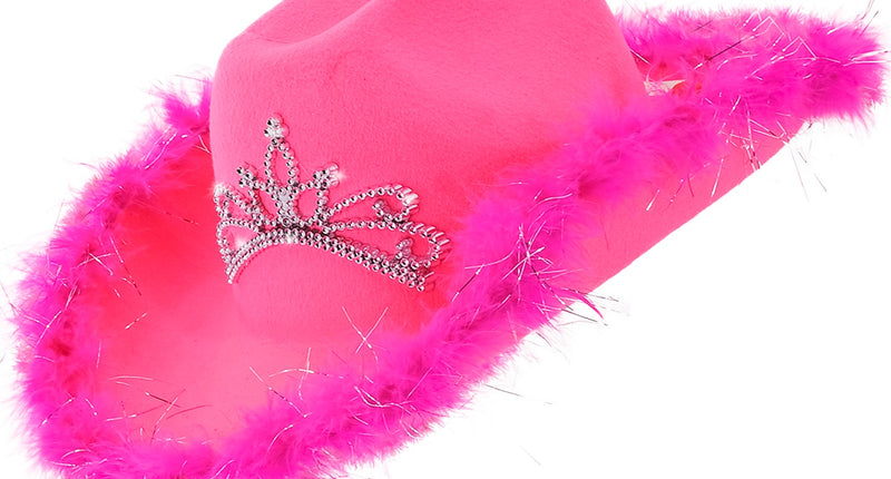 e-carnavalskleding-SYK Cowboyhoeden hoed cowgirl in roze