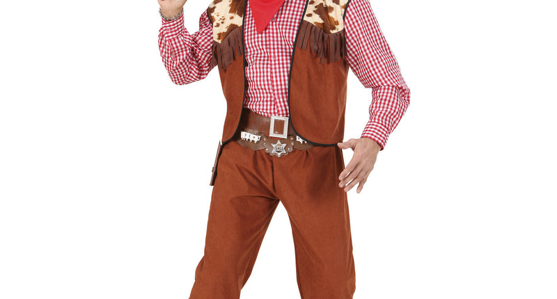 e-carnavalskleding-SYK Cowboypak Bram voor heren
