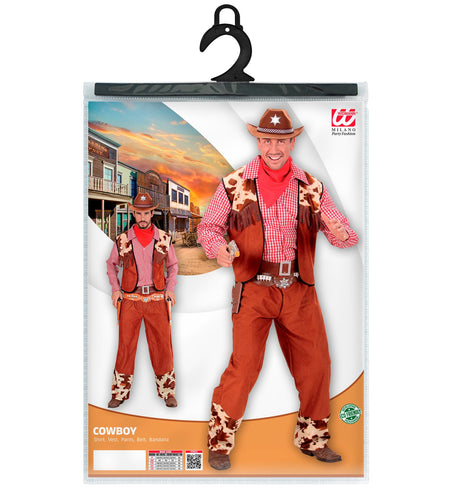 e-carnavalskleding-SYK Cowboypak Bram voor heren