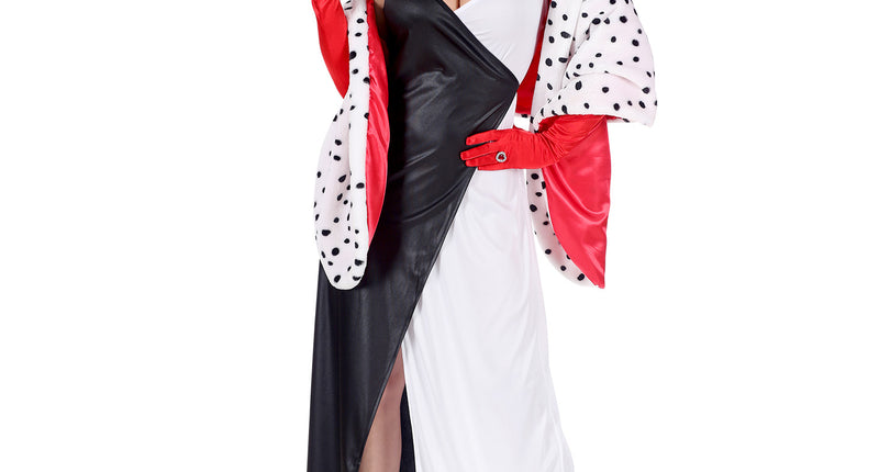 e-carnavalskleding-SYK Cruella kostuum voor dames