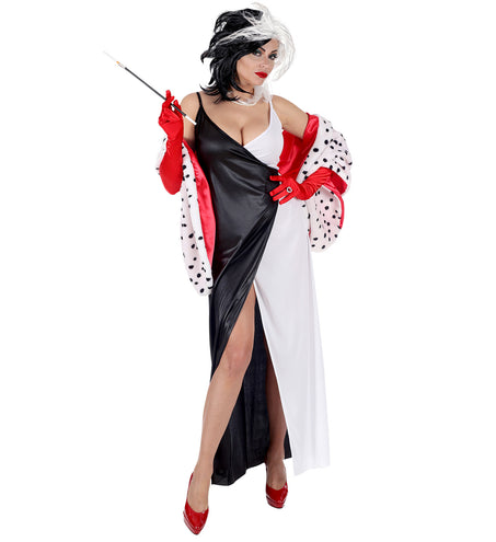 e-carnavalskleding-SYK Cruella kostuum voor dames