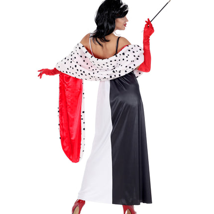 e-carnavalskleding-SYK Cruella kostuum voor dames