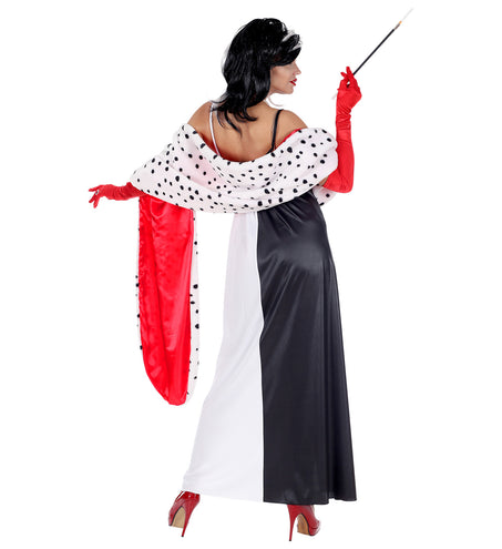 e-carnavalskleding-SYK Cruella kostuum voor dames