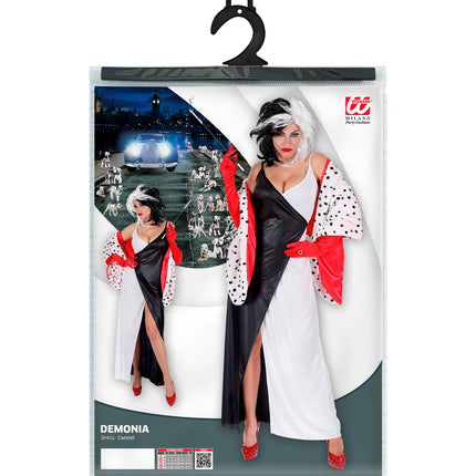 e-carnavalskleding-SYK Cruella kostuum voor dames