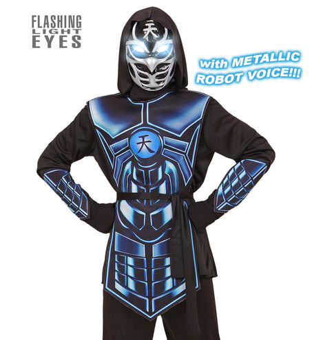 e-carnavalskleding-SYK Cyber Ninja pak Kind
