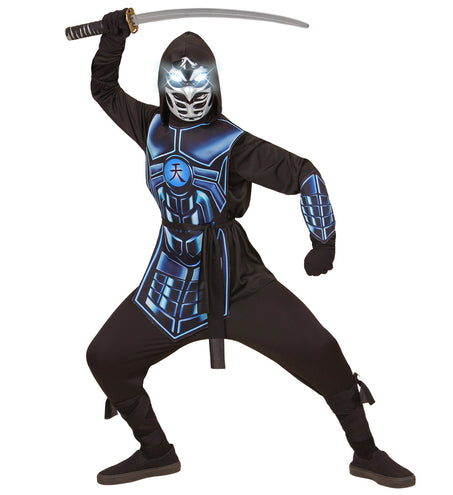 e-carnavalskleding-SYK Cyber Ninja pak Kind