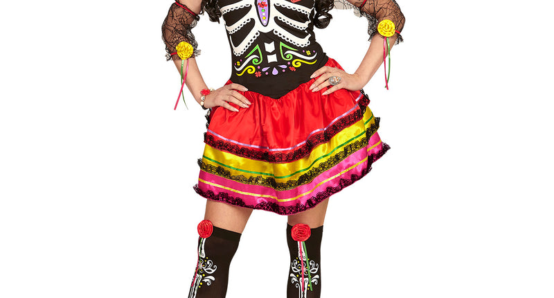 e-carnavalskleding-SYK Day of the dead jurk Muertos dames