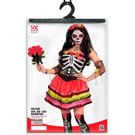 e-carnavalskleding-SYK Day of the dead jurk Muertos dames