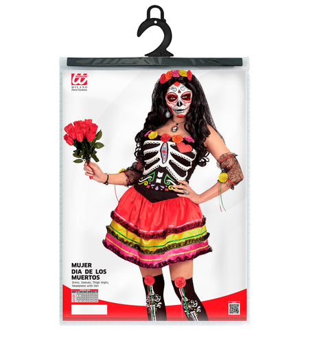 e-carnavalskleding-SYK Day of the dead jurk Muertos dames